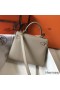 Hermes Kelly 25cm Sellier Bag In Tourterelle Epsom Leather