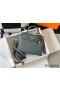 Hermes Kelly 25cm Sellier Bag In Vert Amande Epsom Leather