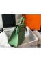 Hermes Kelly 25cm Sellier Bag In Vert Criquet Epsom Leather