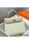 Hermes Kelly 25cm Sellier Bag In Vert Fizz Epsom Leather