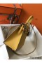 Hermes Kelly 25cm Sellier Bag In Yellow Epsom Leather