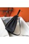 Hermes Kelly 28cm Bag In Black Clemence Leather GHW