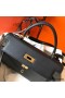 Hermes Kelly 28cm Bag In Black Epsom Leather GHW