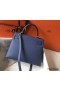 Hermes Kelly 28cm Bag In Blue Agate Epsom Leather GHW