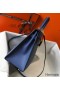 Hermes Kelly 28cm Bag In Blue Agate Epsom Leather GHW