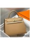 Hermes Kelly 28cm Bag In Chai Epsom Leather GHW