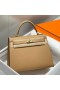 Hermes Kelly 28cm Bag In Chai Epsom Leather GHW