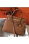 Hermes Kelly 28cm Bag In Gold Epsom Leather GHW