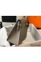Hermes Kelly 28cm Bag In Gris Asphalt Epsom Leather GHW