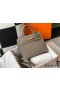 Hermes Kelly 28cm Bag In Gris Asphalt Epsom Leather GHW