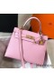Hermes Kelly 28cm Bag In Mauve Sylvestre Epsom Leather GHW
