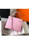 Hermes Kelly 28cm Bag In Mauve Sylvestre Epsom Leather GHW