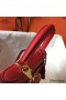 Hermes Kelly 28cm Bag In Red Clemence Leather GHW