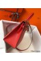 Hermes Kelly 28cm Bag In Red Epsom Leather GHW