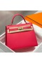 Hermes Kelly 28cm Bag In Rose Extreme Epsom Leather GHW