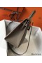 Hermes Kelly 28cm Bag In Taupe Grey Epsom Leather GHW