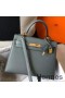 Hermes Kelly 28cm Bag In Vert Amande Epsom Leather GHW