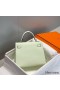 Hermes Kelly 28cm Bag In Vert Fizz Epsom Leather PHW