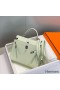 Hermes Kelly 28cm Bag In Vert Fizz Epsom Leather PHW