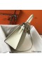 Hermes Kelly 28cm Bag In White Epsom Leather GHW