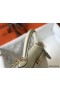 Hermes Kelly 28cm Bag In White Epsom Leather GHW