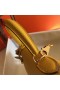Hermes Kelly 28cm Bag In Yellow Clemence Leather GHW