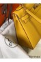 Hermes Kelly 28cm Bag In Yellow Epsom Leather GHW