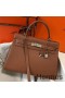 Hermes Kelly 32cm Bag In Gold Clemence Leather PHW