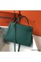 Hermes Kelly 32cm Bag In Malachite Clemence Leather GHW