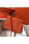 Hermes Kelly 32cm Bag In Orange Clemence Leather GHW
