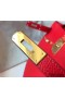 Hermes Kelly 32cm Bag In Red Clemence Leather GHW