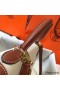 Hermes Kelly 32cm Bag In Toile Canvas With Barenia Leather
