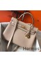 Hermes Kelly 32cm Bag In Trench Clemence Leather GHW