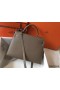 Hermes Kelly 32cm Bag In Tuape Grey Epsom Leather GHW