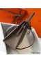 Hermes Kelly 32cm Bag In Tuape Grey Epsom Leather GHW