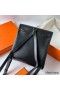 Hermes Kelly Ado Backpack in Black Box Calf Leather