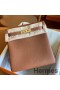 Hermes Kelly Ado Backpack in Gold Clemence Leather