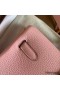 Hermes Kelly Ado Backpack in Rose Sakura Clemence Leather