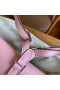 Hermes Kelly Ado Backpack in Rose Sakura Clemence Leather