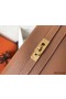 Hermes Kelly Classic Long Wallet In Brown Epsom Leather
