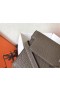 Hermes Kelly Classic Long Wallet In Etoupe Clemence Leather