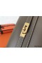 Hermes Kelly Classic Long Wallet In Taupe Epsom Leather