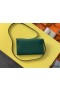 Hermes Kelly Classique To Go Wallet In Malachite Epsom Calfskin