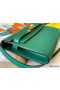 Hermes Kelly Classique To Go Wallet In Malachite Epsom Calfskin