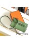Hermes Kelly Classique To Go Wallet In Vert Criquet Epsom Calfskin