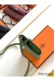 Hermes Kelly Classique To Go Wallet In Vert Criquet Epsom Calfskin