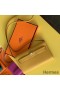 Hermes Kelly Classique To Go Wallet In Yellow Epsom Calfskin