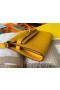 Hermes Kelly Classique To Go Wallet In Yellow Epsom Calfskin