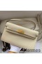 Hermes Kelly Classique To Go Wallet in Craie Epsom Calfskin