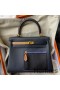 Hermes Kelly Colormatic 25 Handmade Bag in Blue Nuit Swift Leather